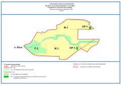 Карта градостроительного зонирования д.Ивня