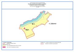 Карта градостроительного зонирования д.Дубровка