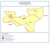 Карта градостроительного зонирования д.Заполье д.Озерёво