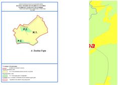 Карта градостроительного зонирования д.Змеёва Гора