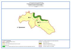 Карта градостроительного зонирования д.Мроткино