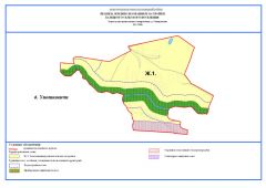 Карта градостроительного зонирования д.Уношковичи