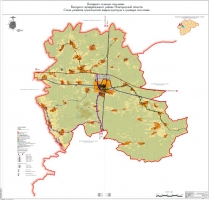Схема генерального плана поселения в границах муниципального образования (основной чертеж-генплан).