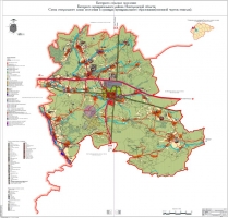 Схема генерального плана поселения в границах муниципального образования (основной чертеж-генплан).