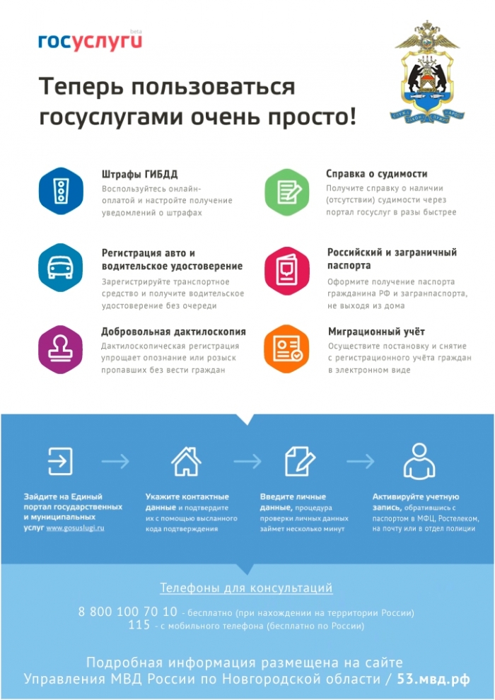Отделение полиции по Батецкому району межмуниципального отдела МВД России &laquo;Новгородский&raquo; оказывает государственные услуги
