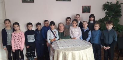 Встреча&nbsp;школьников младших классов с малолетним узником войны - Галиновой Галиной Васильевной "Дети и война"